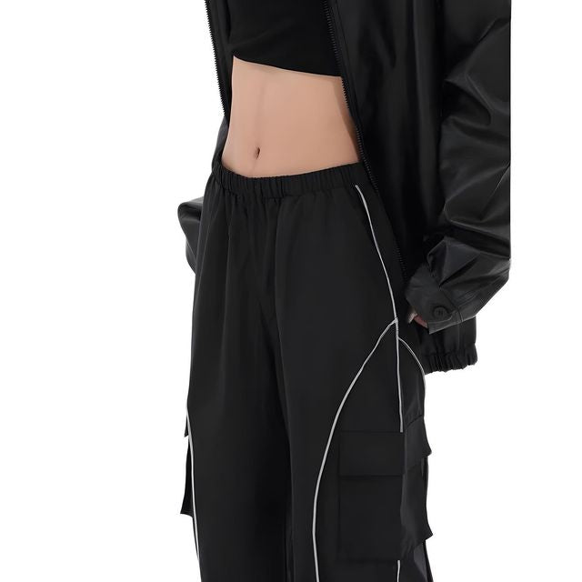 بانتس وتر بروف اسود جيوب