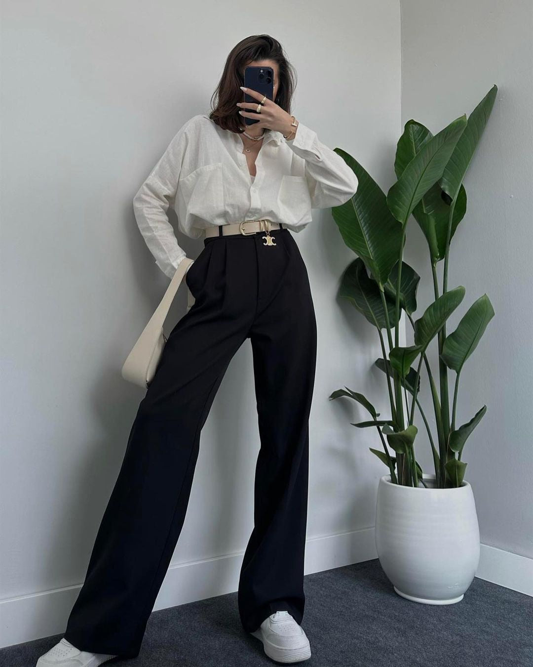 بنطلون قماش زارا