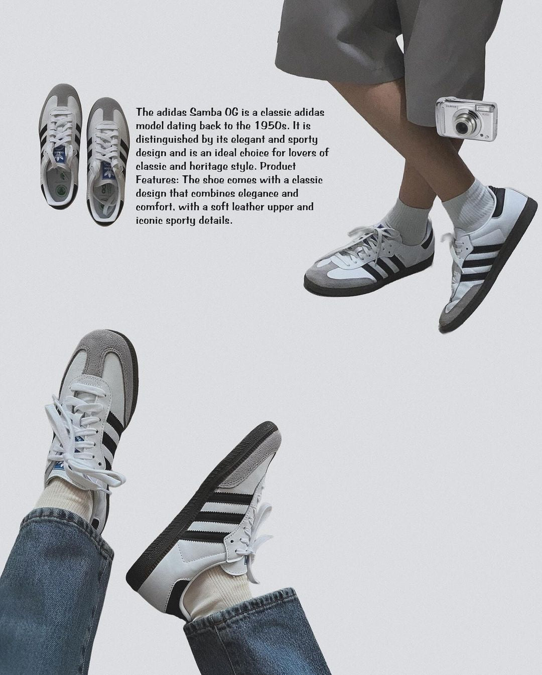 حذاء اديداس سامبا ابيض