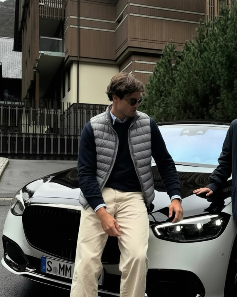 جاكيت بف رصاصي Jacket Puffer