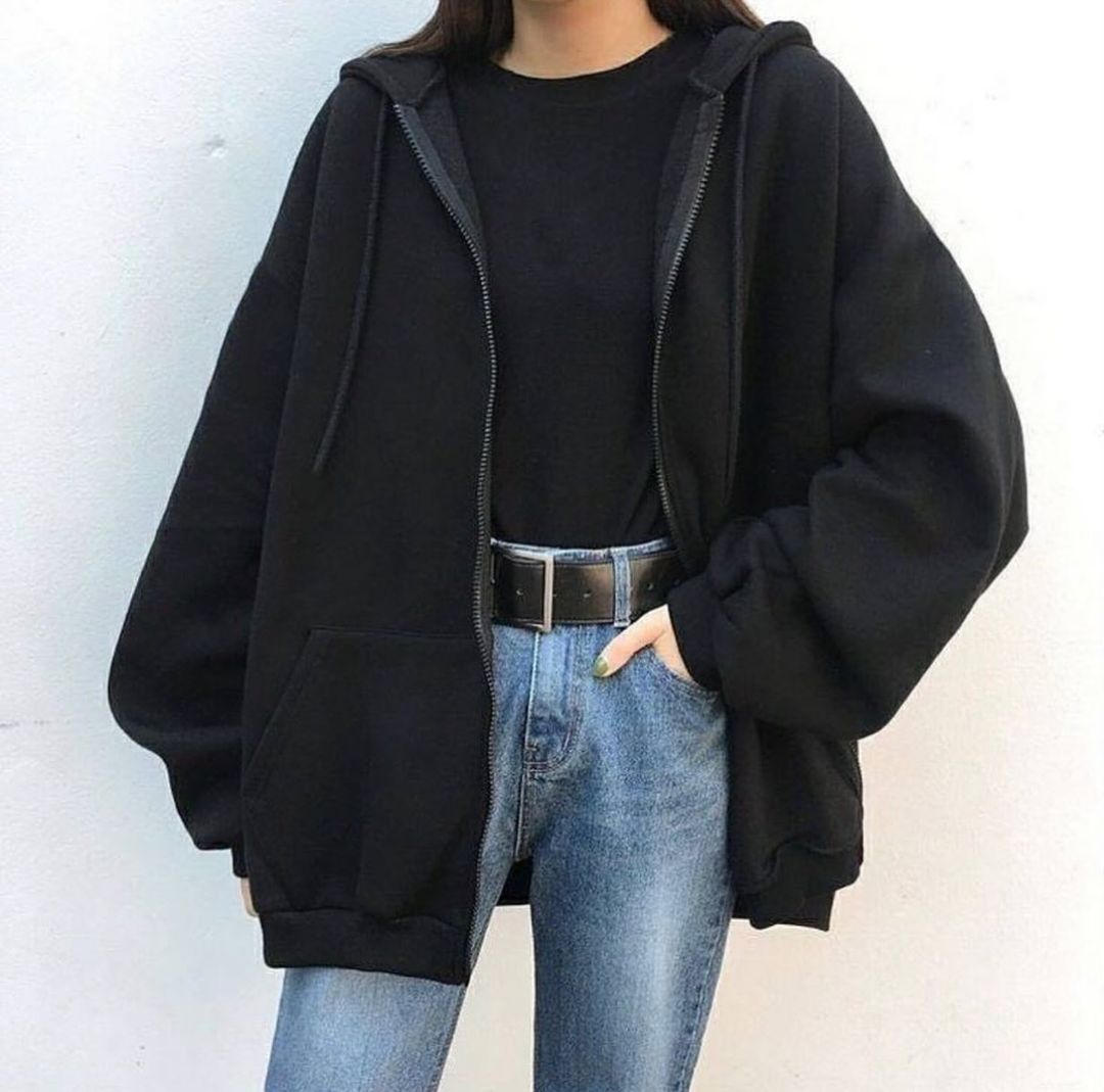 جاكيت اسود سادة