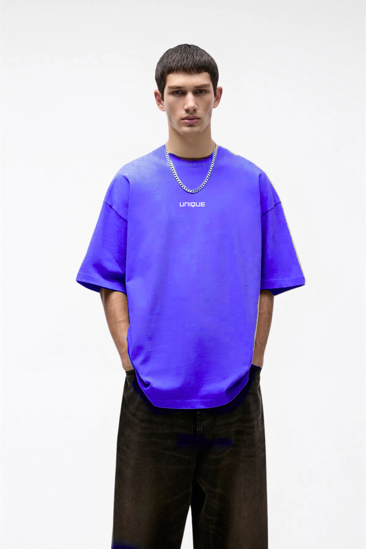 UniqueT-shirt تيشيرت يونيك ازرق