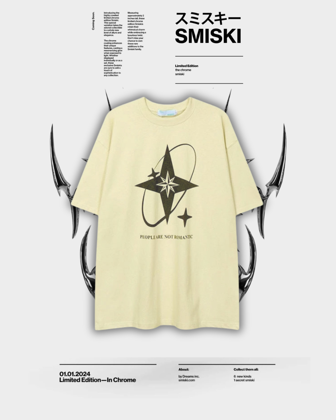 تيشيرت شاين سمنتي رصاصي فاتح