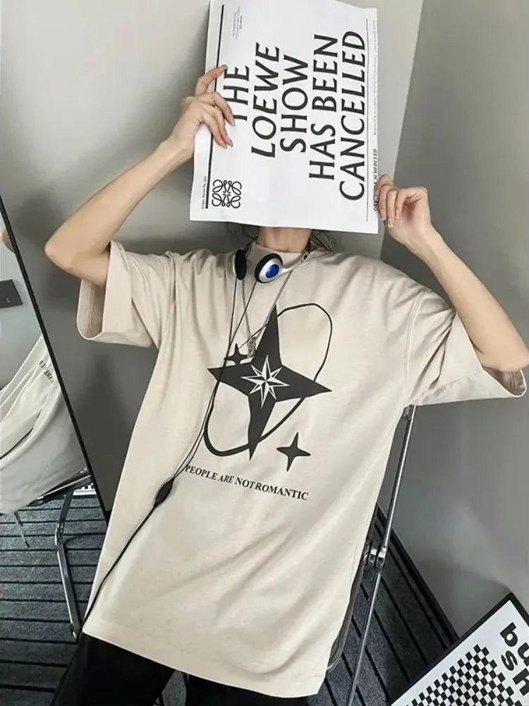 تيشيرت شاين سمنتي رصاصي فاتح