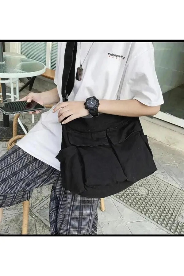 حقيبة كتف اسود