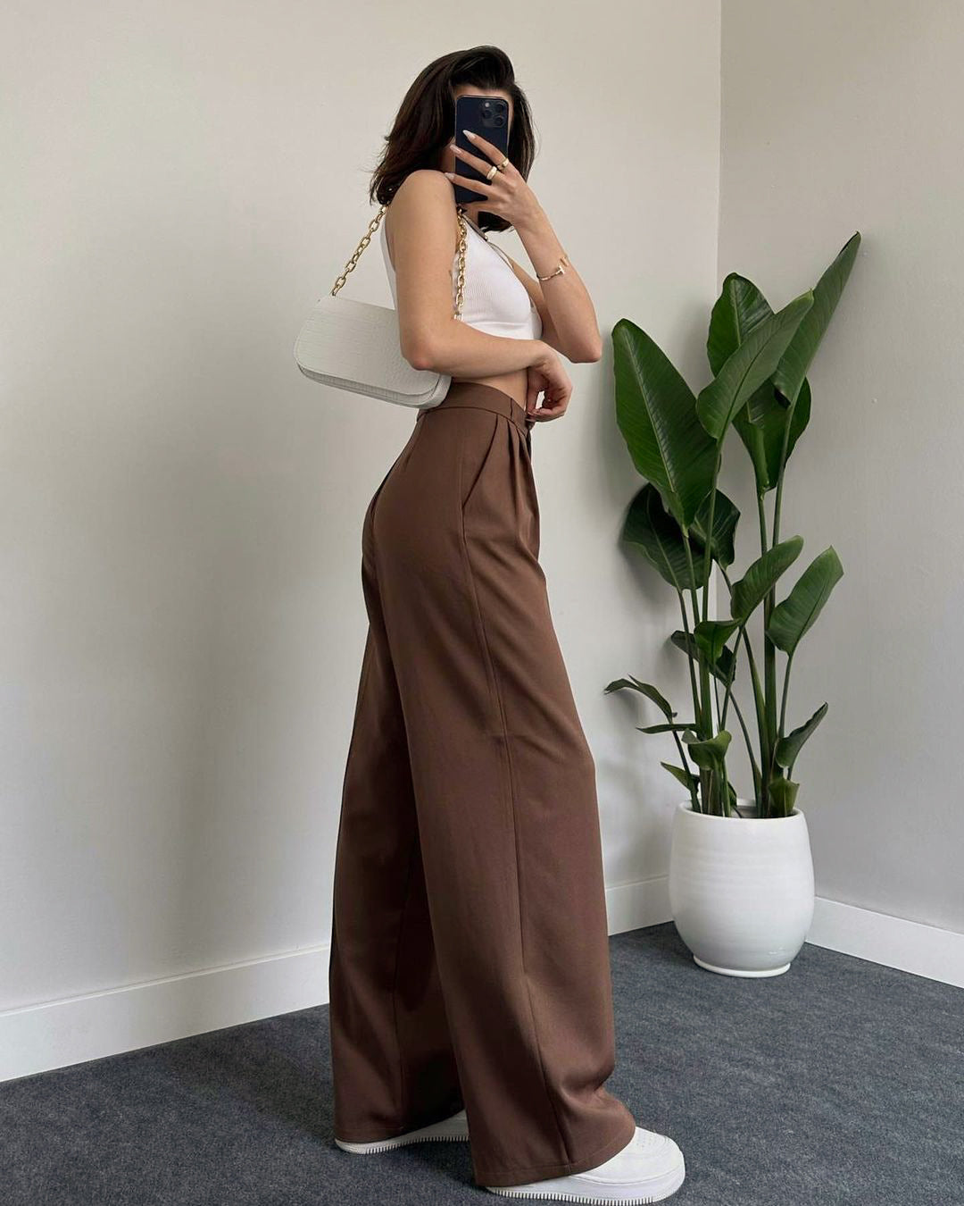 بنطلون قماش زارا