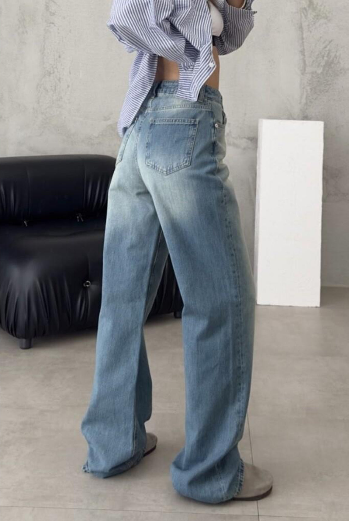 بنطلون جينز فنتج