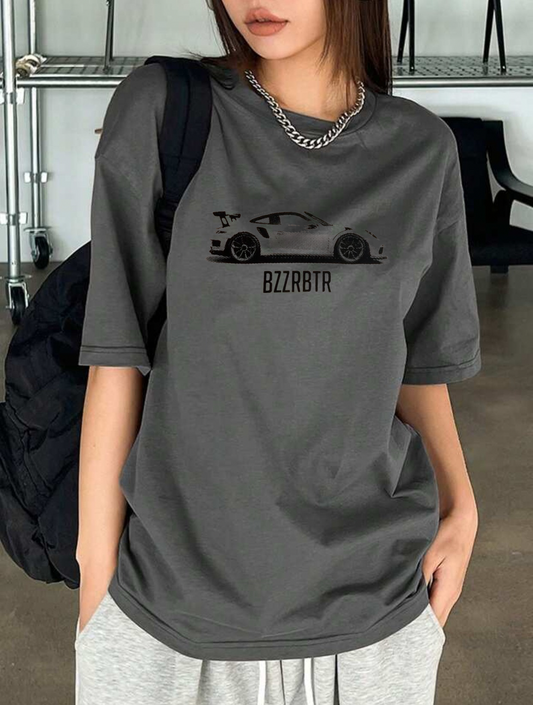 تيشيرت فيراري رصاصي