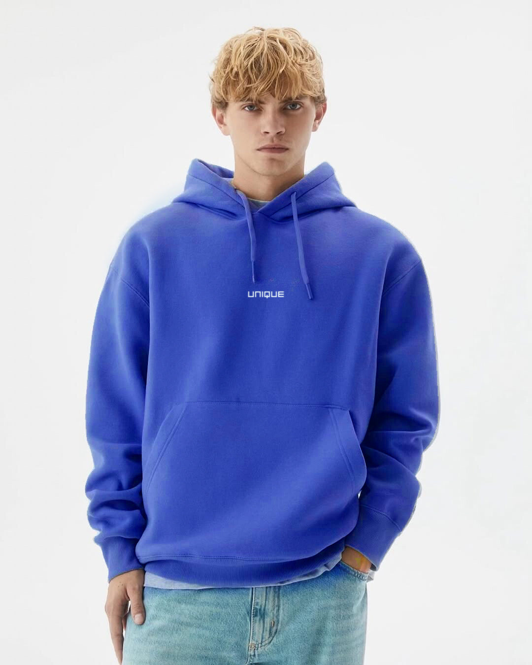 Hoodie Unique Blue
