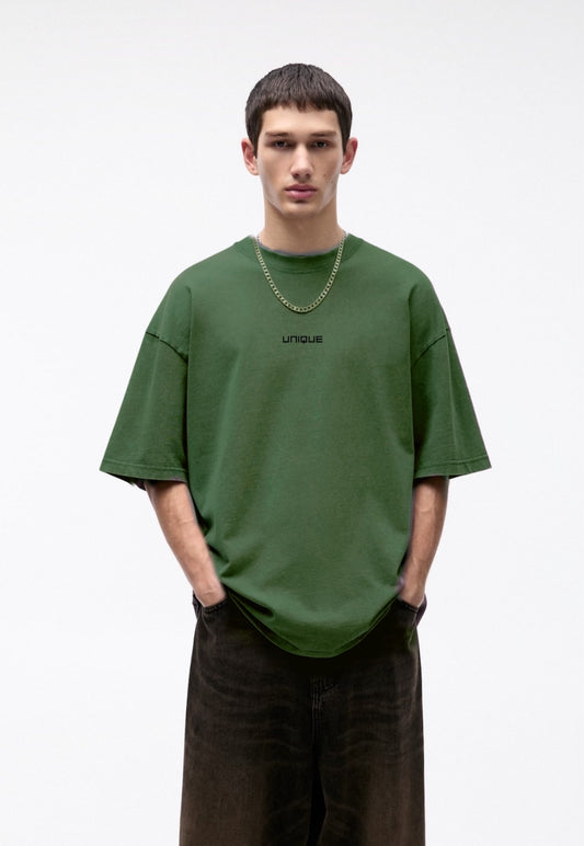 Unique T-shirt Dark green