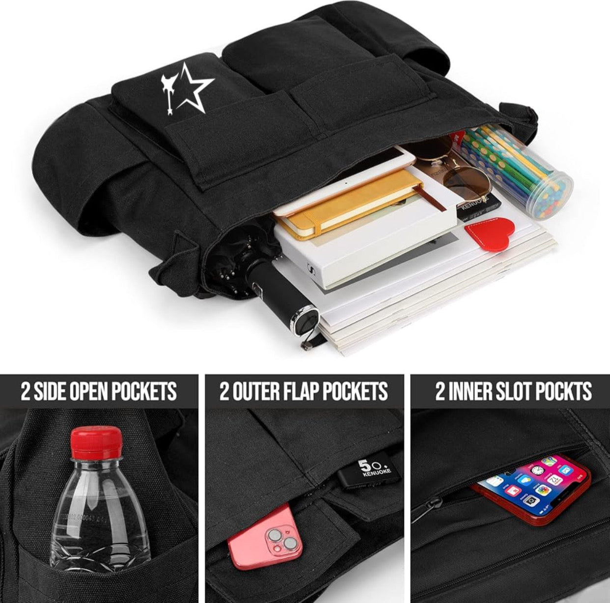 حقيبة كيتار ونجمة