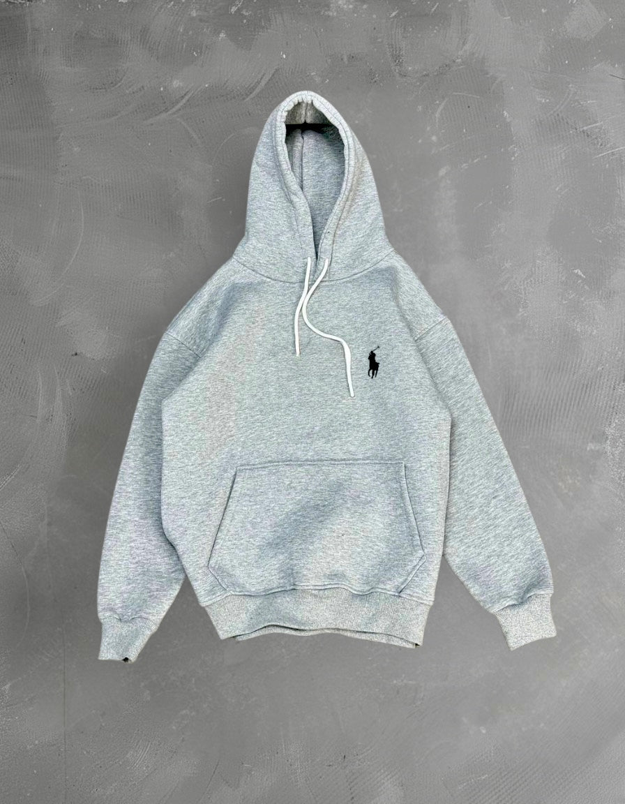 هودي بولو رجالي نسائي رصاصي