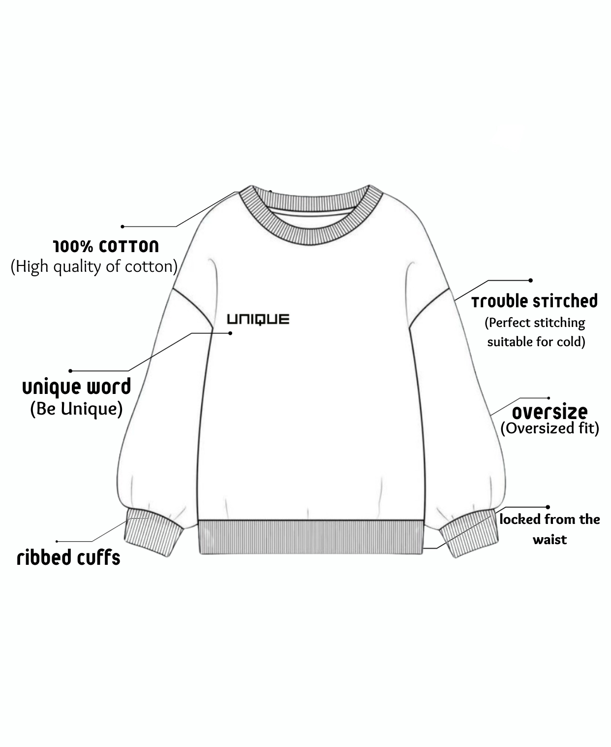 Sweater Unique White