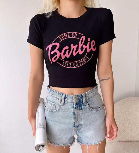 توب اسود باربي