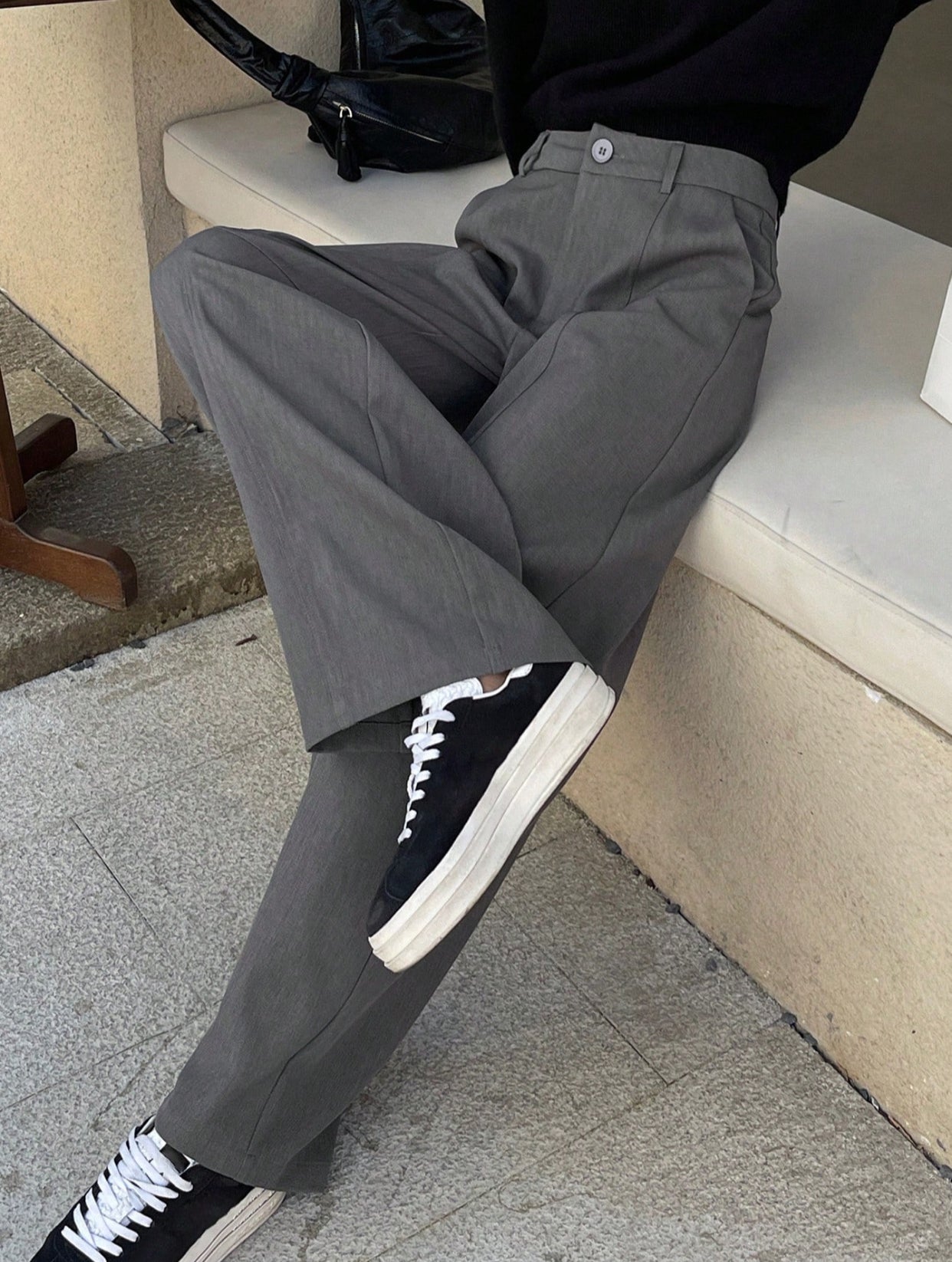 بنطلون زارا رصاصي