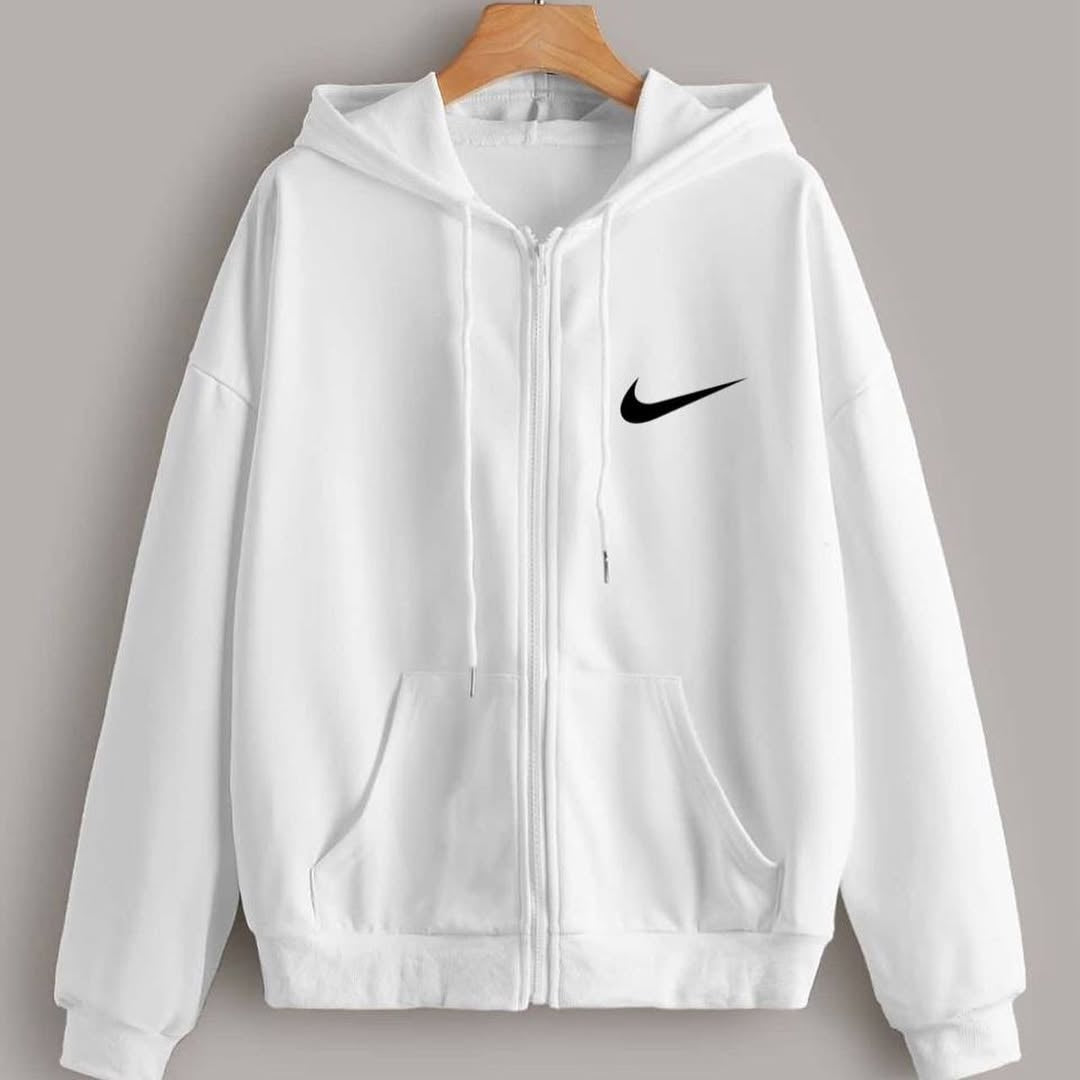 جاكيت نايك ابيض