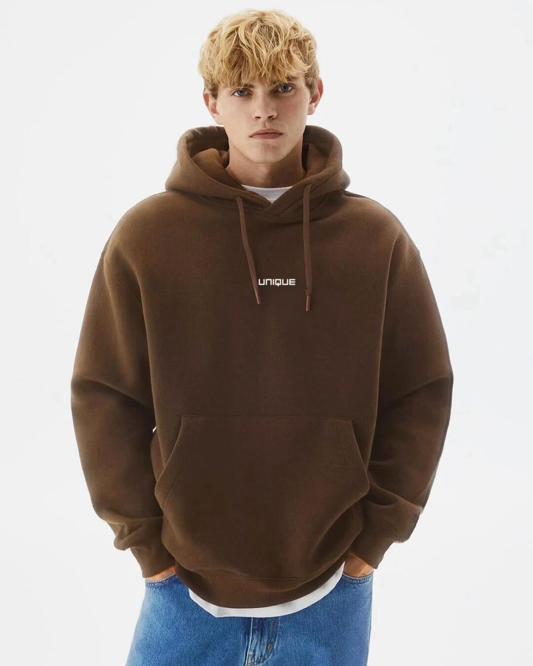 Hoodie Unique Brown