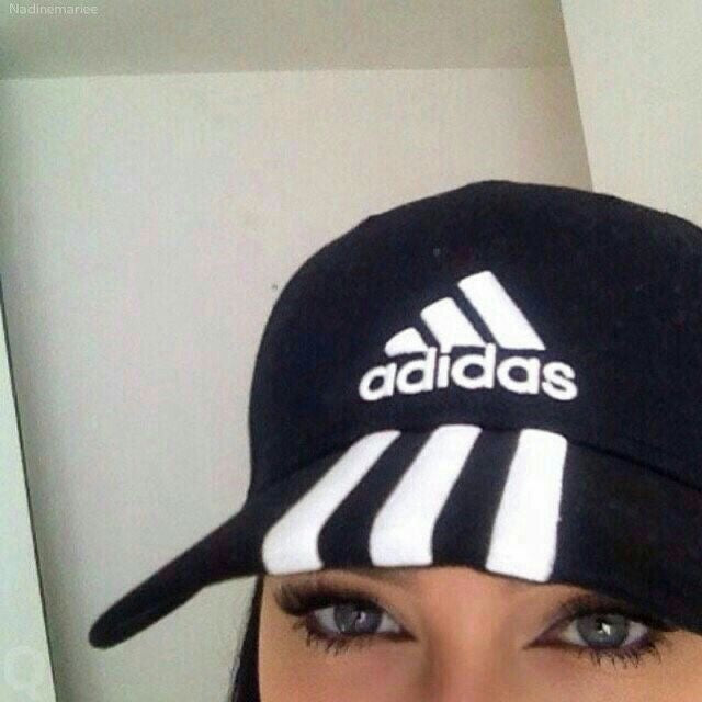 قبعة اسود اديداس تطريز