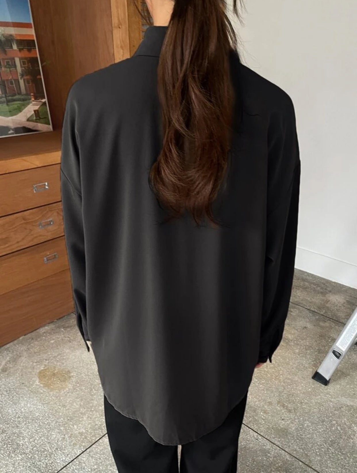 قميص بولو اسود