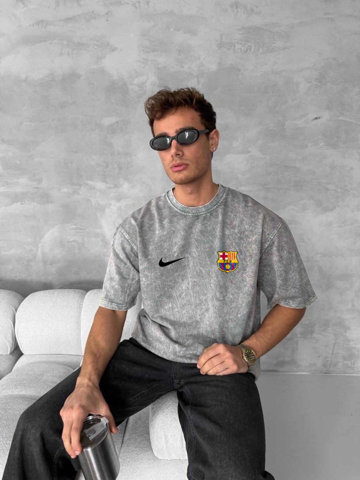 تيشيرت برشلونة واشيد كوالتي