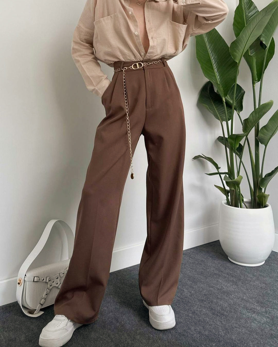 بنطلون قماش زارا