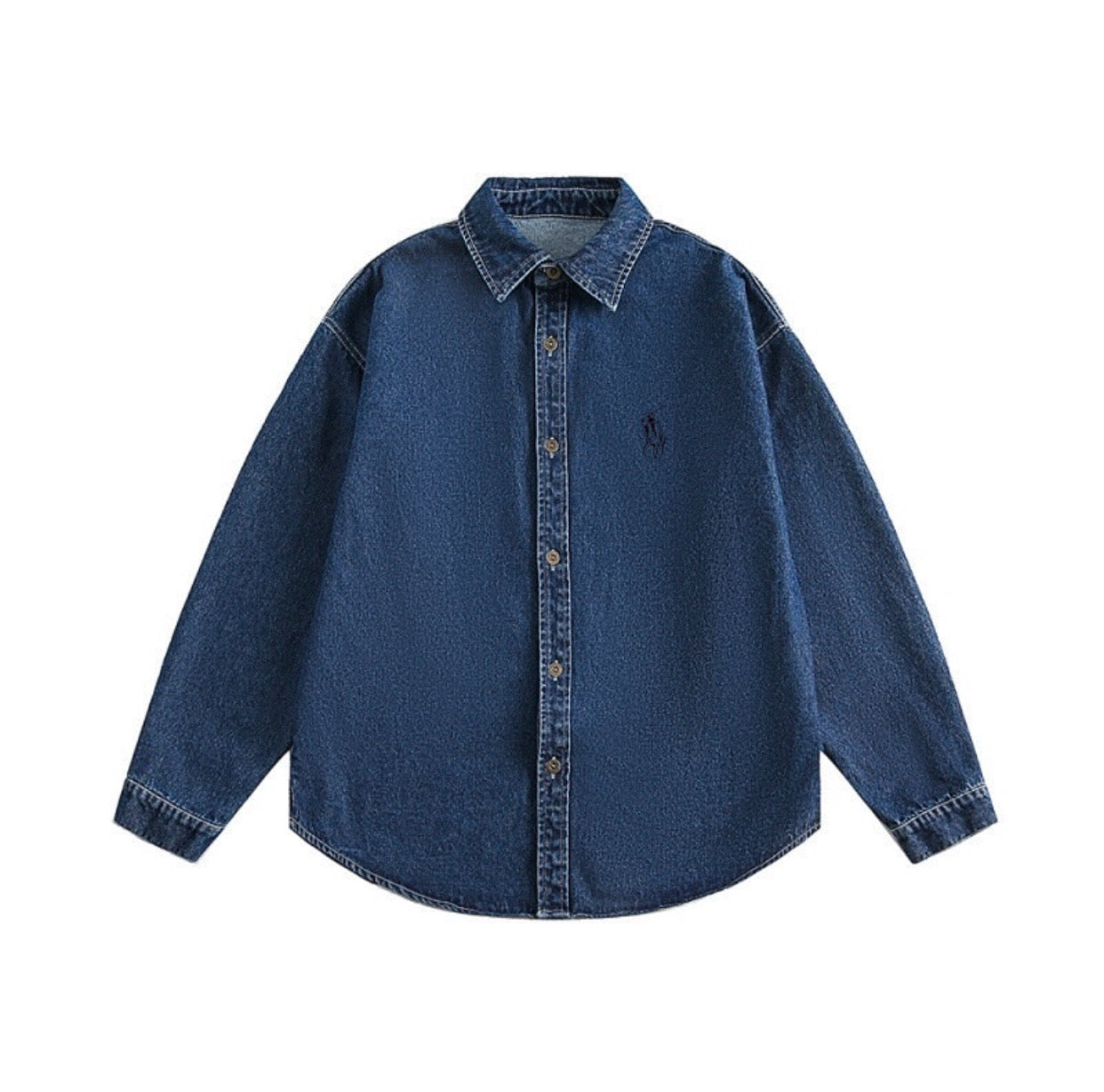 قميص جينز بولو