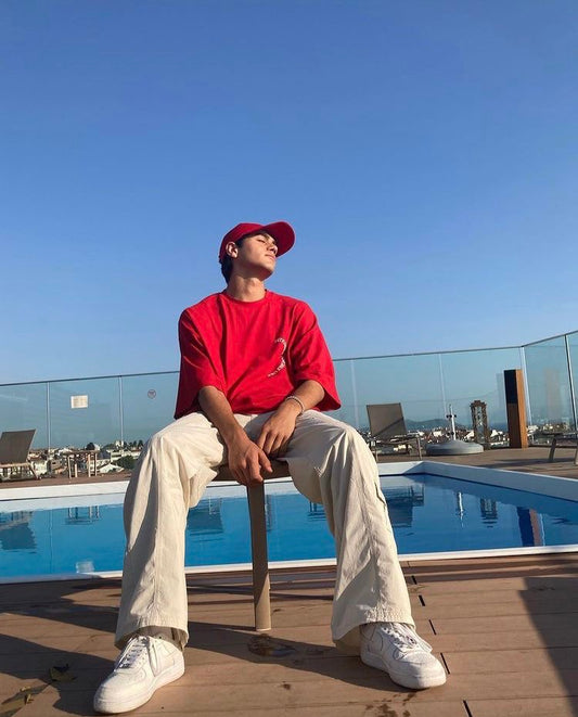 قبعة نايك احمر