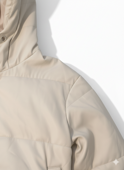 جاكيت جلد بفر Leather Puffer