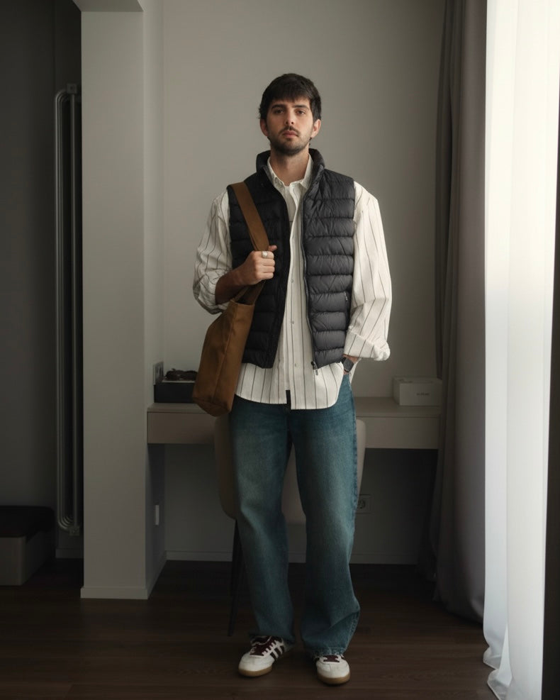 جاكيت بف اسود Jacket puffer