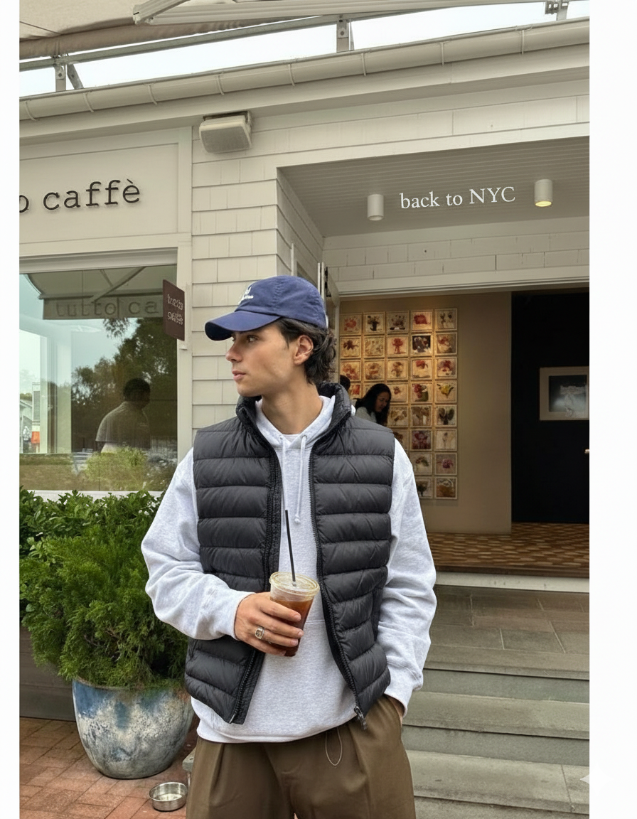 جاكيت بف اسود Jacket puffer