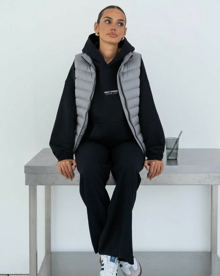 جاكيت بف رصاصي Jacket Puffer