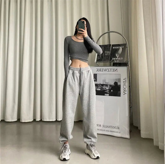 بانتس رصاصي سادة