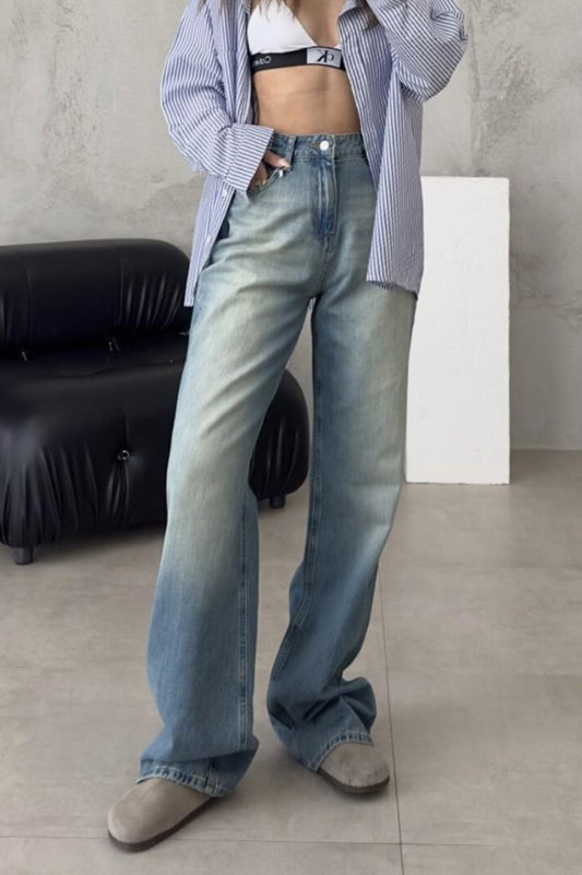 بنطلون جينز فنتج