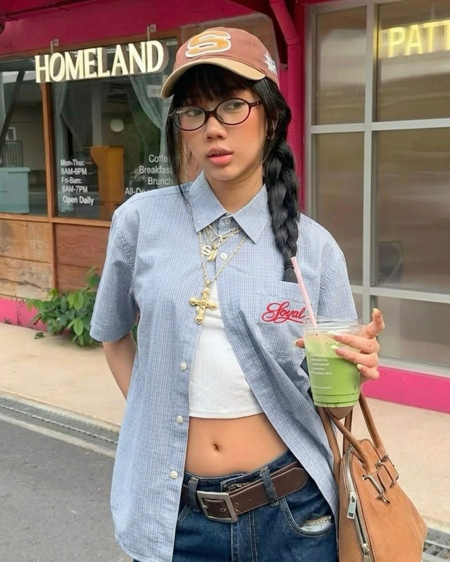 قميص بوكسي كت Fit شبابي بناتي