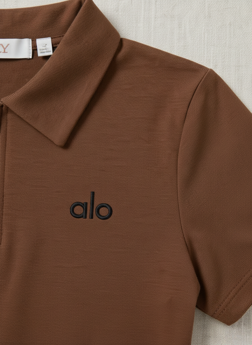 تيشيرت alo لون بني