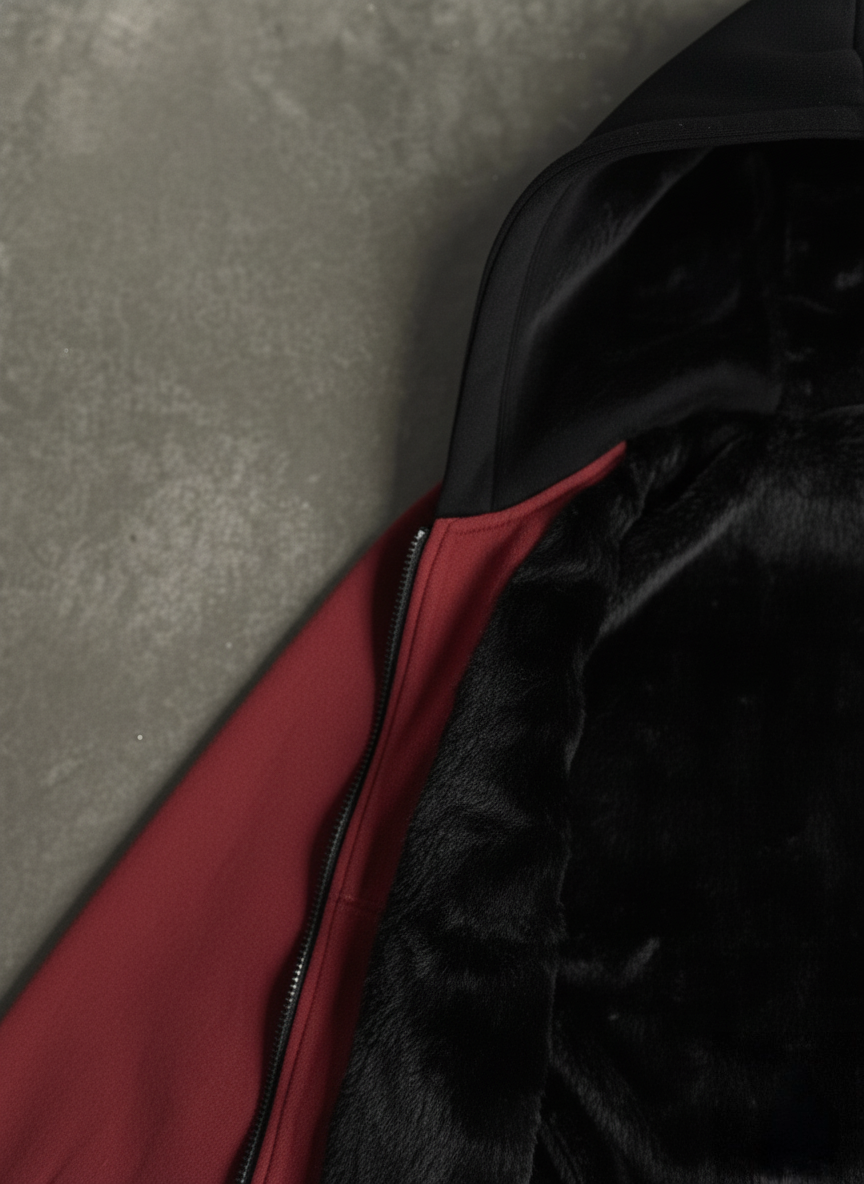 جاكيت ماروني فرو