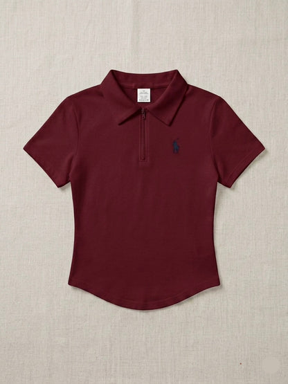 تيشيرت Polo لون ماروني