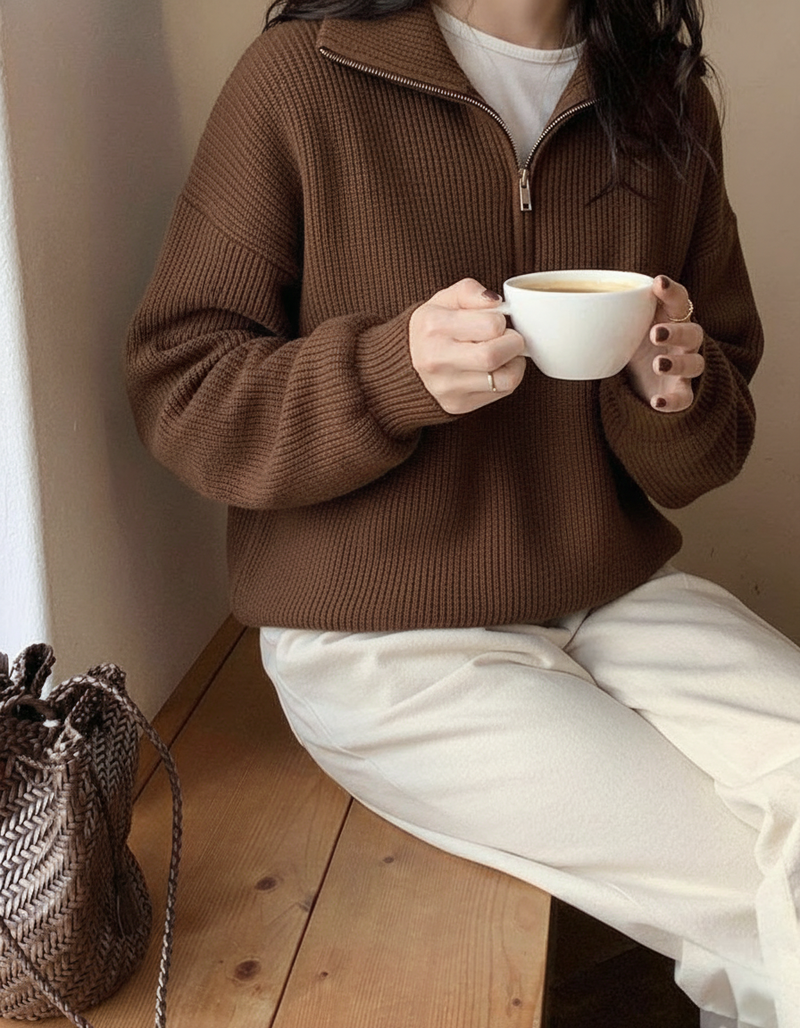 سويتشيرت زارا سحاب