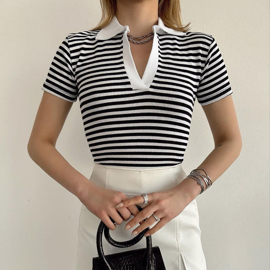 توب ابيض ياخة مخطط