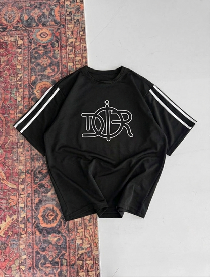 تيشيرت D-Striped شبابي بناتي