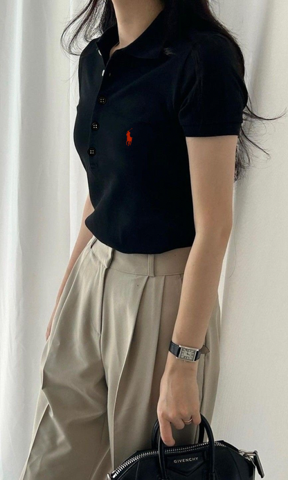 شيرت بولو لون اسود