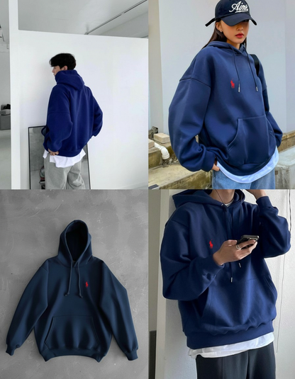 هودي بولو رجالي نسائي نيلي