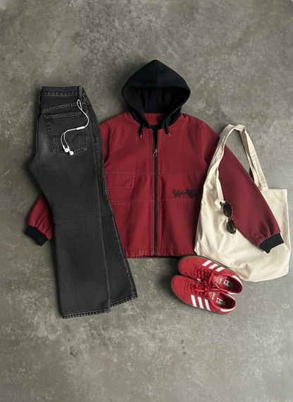 جاكيت ماروني فرو