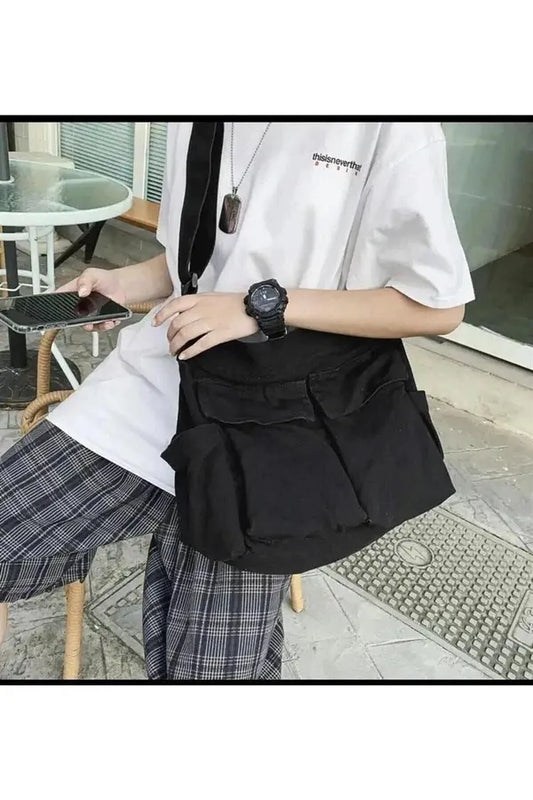 حقيبة كتف اسود