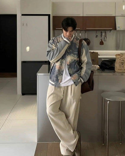 جاكيت جلد NASA Leather Jacket