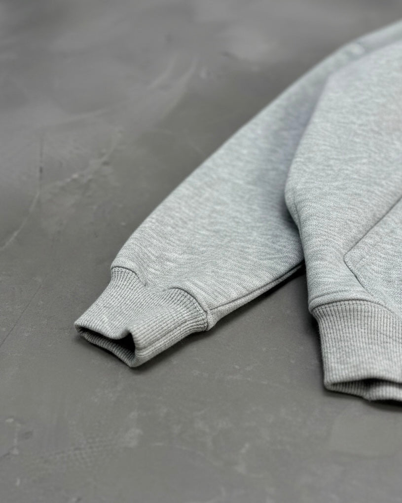 هودي بولو رجالي نسائي رصاصي