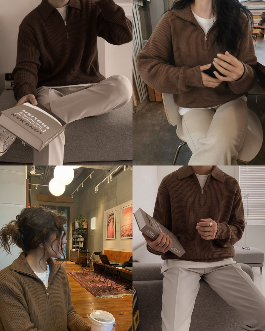 سويتشيرت زارا سحاب