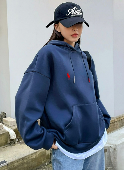 هودي بولو رجالي نسائي نيلي