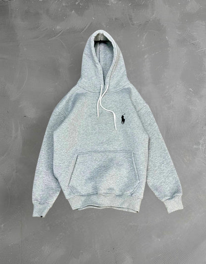 هودي بولو رجالي نسائي رصاصي