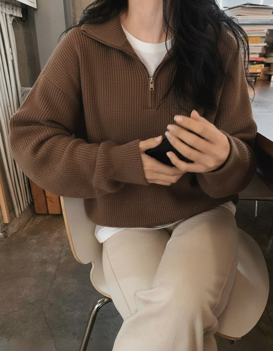 سويتشيرت زارا سحاب